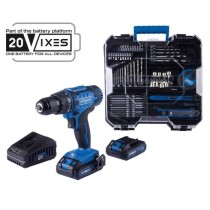 Perceuse-visseuse SCHEPPACH - 20V IXES - 50 Nm mandrin 13mm + 2 batteries + chargeur + 74 accessoires + Coffret - C-DTB74/2-X