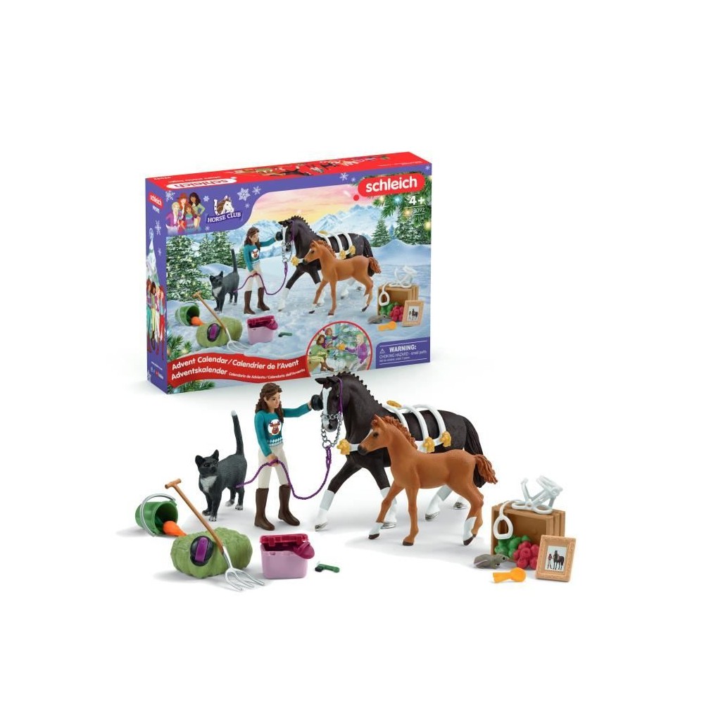 SCHLEICH- Calendrier de l'Avent Horse Club- 99092- Gamme Horse Club