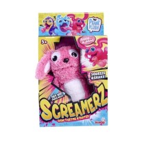 Smoby - Screamerz - Peluche intéractive amusante - Lapin - 27 cm - Bruits en la secouant ou appuyant sur le bouton