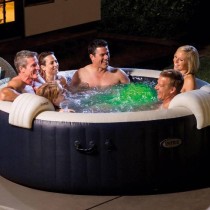 Spa Rond Bulles Bleue Marine - Intex