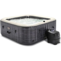 Spa gonflable INTEX - Ardoise - 173 x 173 x 71 cm - 4 places - Carré