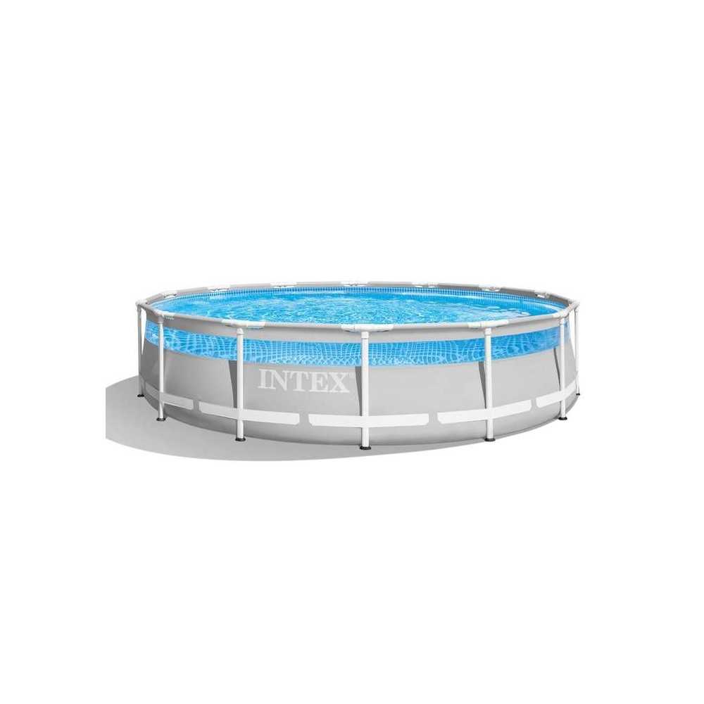 Piscine tubulaire Prism avec fenetre - Intex