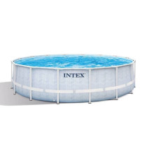 Piscine tubulaire ronde Chevron Diam. 4,88 m - Intex