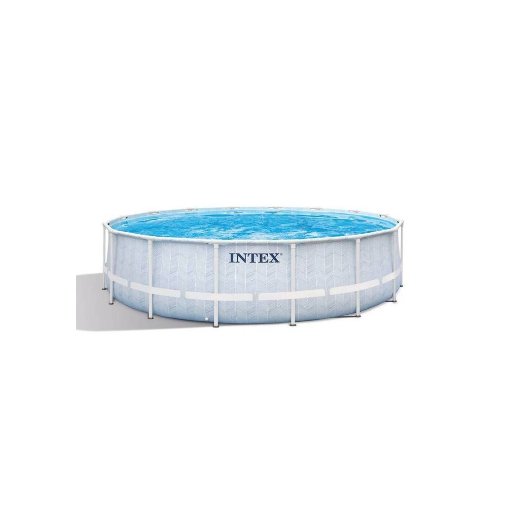 Piscine tubulaire ronde Chevron Diam. 4,88 m - Intex