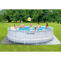 Piscine tubulaire ronde Chevron Diam. 4,88 m - Intex