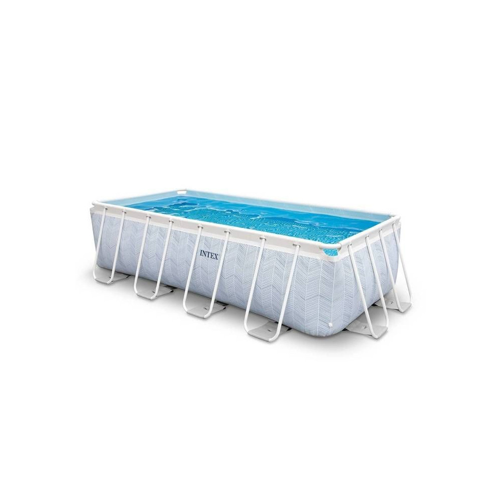 Piscine tubulaire rectangulaire Chevron - Intex