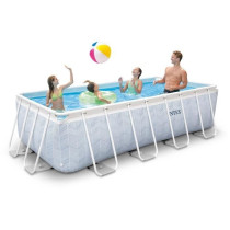 Piscine tubulaire rectangulaire Chevron - Intex