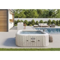 Spa gonflable carré Chevron Bulles 6 places - Intex