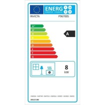 Insert de cheminée - INVICTA ETHERA - Fonte - Convection naturelle -