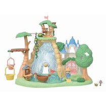 Jeu de Figurines - SYLVANIAN FAMILIES - Bébé Husky et Trésor Caché - Château et Coffre-Fort