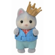 Jeu de Figurines - SYLVANIAN FAMILIES - Bébé Husky et Trésor Caché - Château et Coffre-Fort