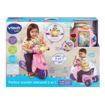 VTECH PORTEUR SCOOTER INTERACTIF 3 EN 1 ROSE