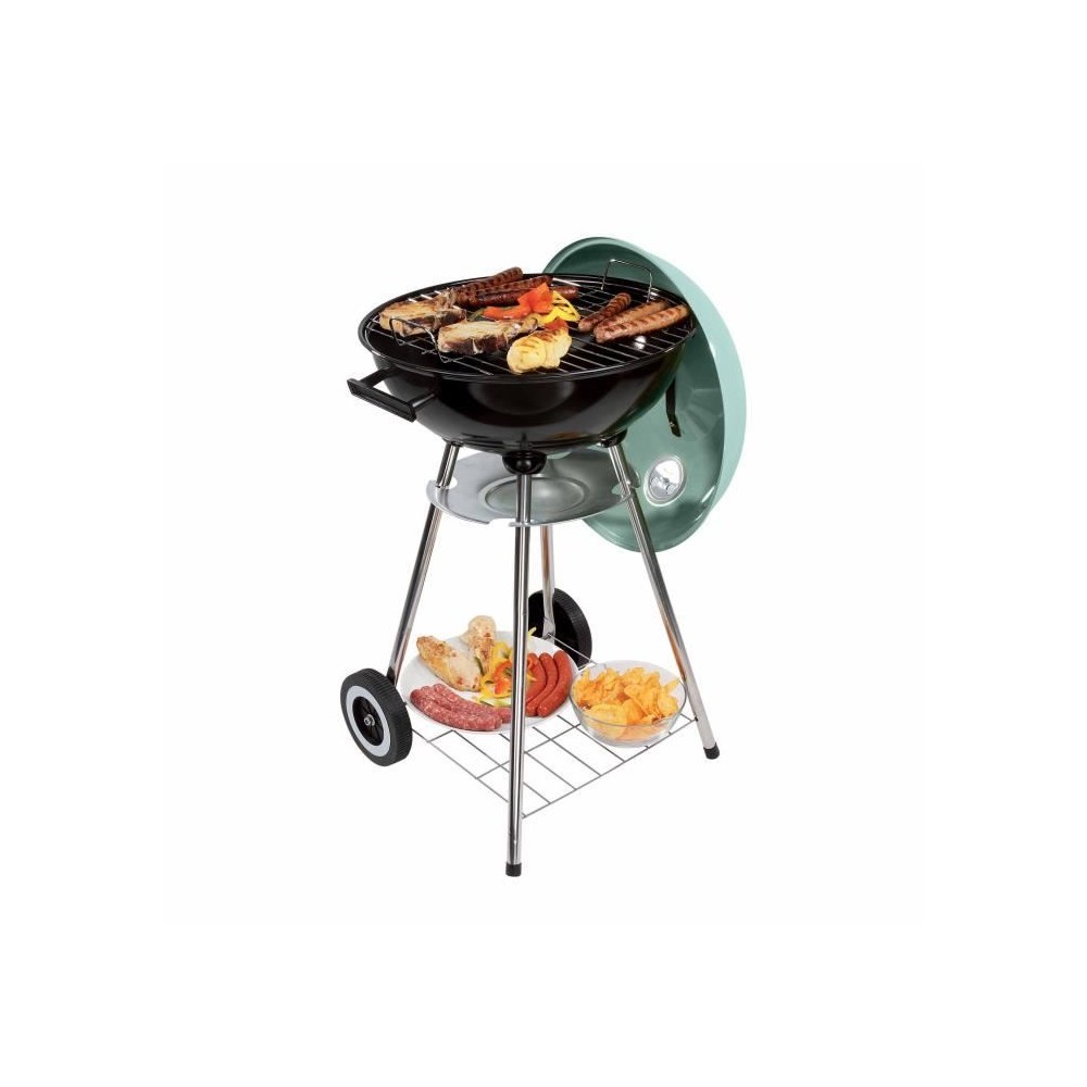 Barbecue a charbon - LIVOO DOC172VE - Acier émaillé - Surface cuisson 41 cm