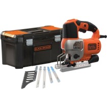 Scie sauteuse pendulaire filaire - BLACK & DECKER - BES610KA5-QS - 650 W + 5 Lames