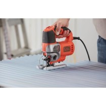 Scie sauteuse pendulaire filaire - BLACK & DECKER - BES610KA5-QS - 650 W + 5 Lames