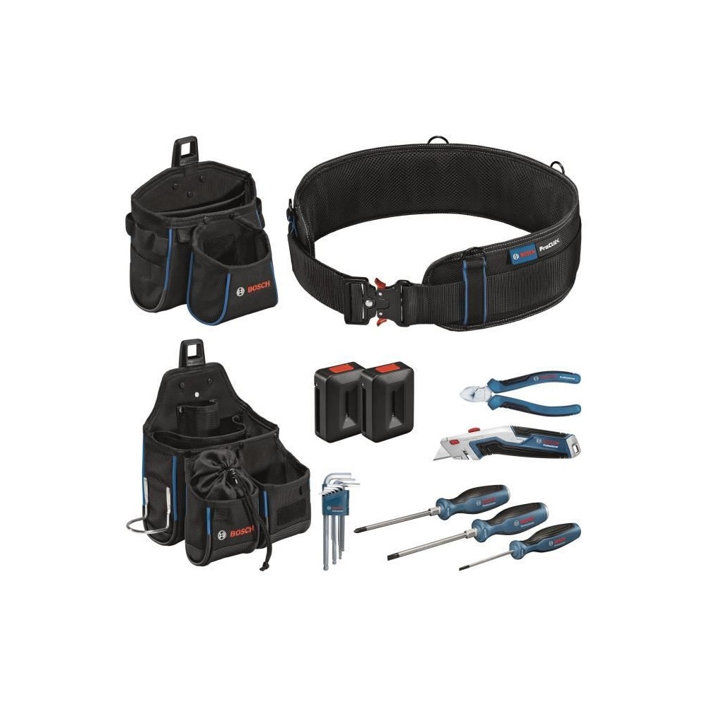 Ceinture porte outils et set outils a main