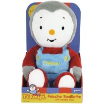 T'choupi Peluche Bouillotte +/- 21 cm avec Micro Perles d'Argile - JEM