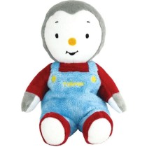 T'choupi Peluche Bouillotte +/- 21 cm avec Micro Perles d'Argile - JEM