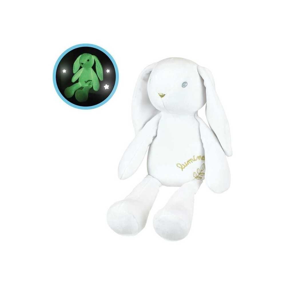 LUMINOU Peluche lumineuse lapin +/- 30 cm