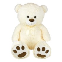 Ours Creme en Peluche avec Noeud +/- 100 cm - PLANET PLUCH - Grand our