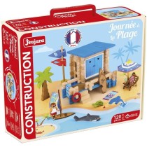 Journée a la Plage 120 Pieces - JEUJURA - Jeu de Construction en Bois