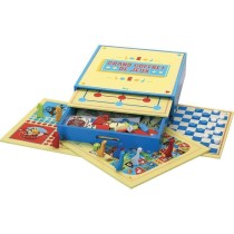 Jeu de société en bois - L'ARBRE A JOUER - Grand Coffret de Jeux - 2