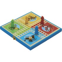 Jeujura - Coffret Pliant Petits Chevaux - L'arbre a Jouer - Jeu de Soc