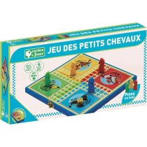 Jeujura - Coffret Pliant Petits Chevaux - L'arbre a Jouer - Jeu de Soc