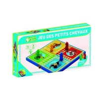 Jeujura - Coffret Pliant Petits Chevaux - L'arbre a Jouer - Jeu de Soc