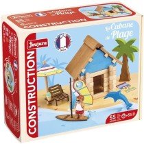 La Cabane de Plage 55 Pieces - JEUJURA - Jeu de Construction en Bois N