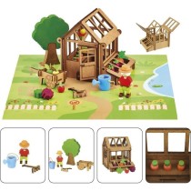 La Serre du Jardinier 40 Pieces - JEUJURA - Jeu de Construction en Boi