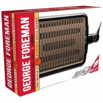 Grill barbecue sans fumée - GEORGE FOREMAN - 25850-56 - 1350 W - 172 cm² - Plaques amovibles - Noir