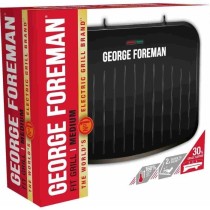 Grill - GEORGE FOREMAN - Fit Grill Medium - 25810-56 - 1630 W - Anti-adhésif - Noir