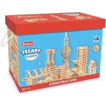 JEUJURA Tecap Classic - 500 planchettes en bois - jeu de construction