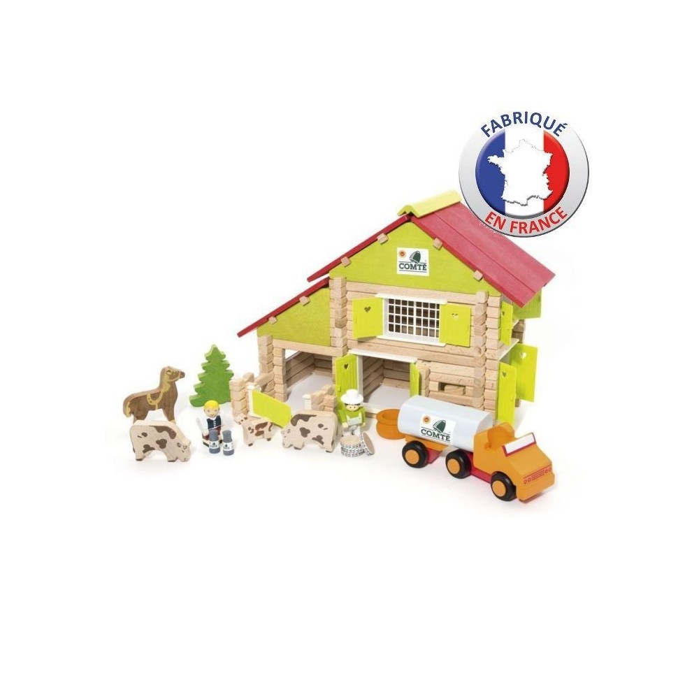 JEUJURA - Construction en bois - Ma Ferme en bois - 180 pcs