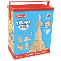 Jeu de construction en bois - JEUJURA - TECAP 3XL - 200 planchettes -