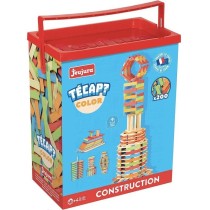 Jeu de construction en bois - JEUJURA - TECAP COLOR - 200 pieces - Mix