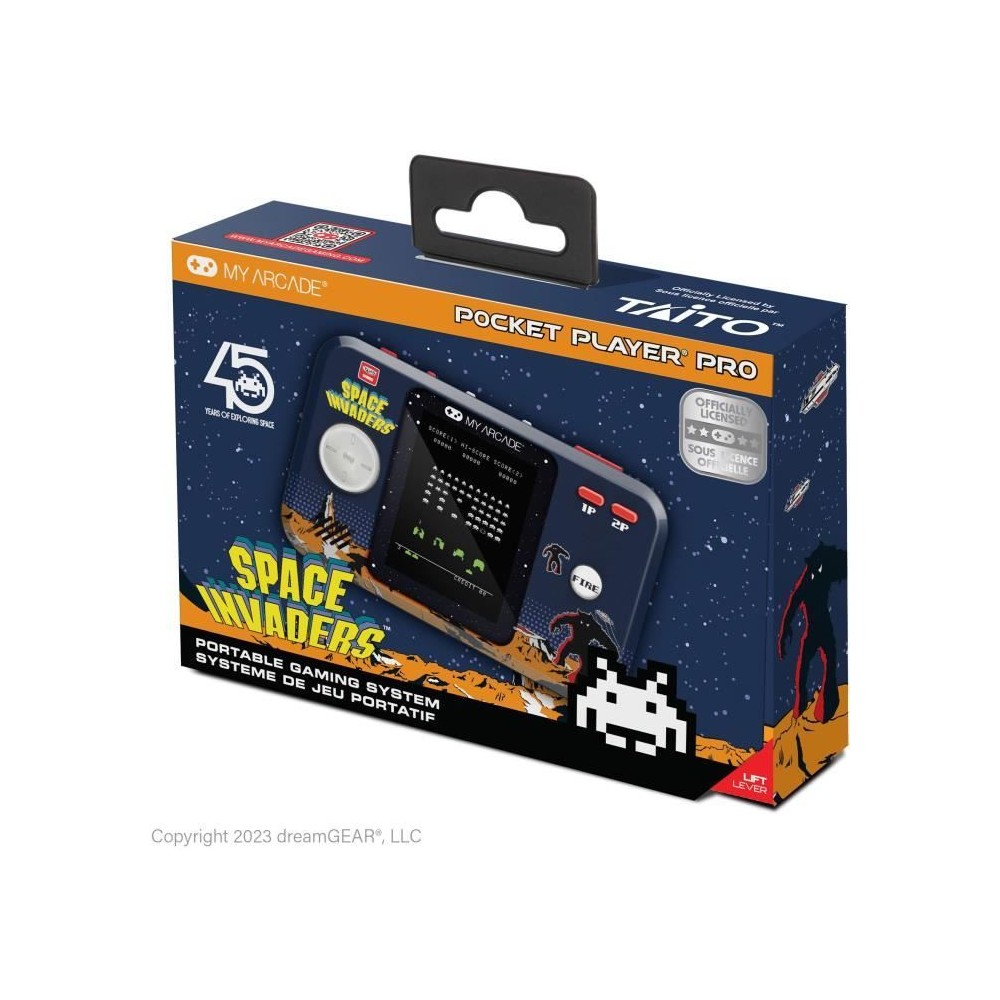 Console de jeu Pocket Player PRO - Space Invaders - Jeu rétrogaming -