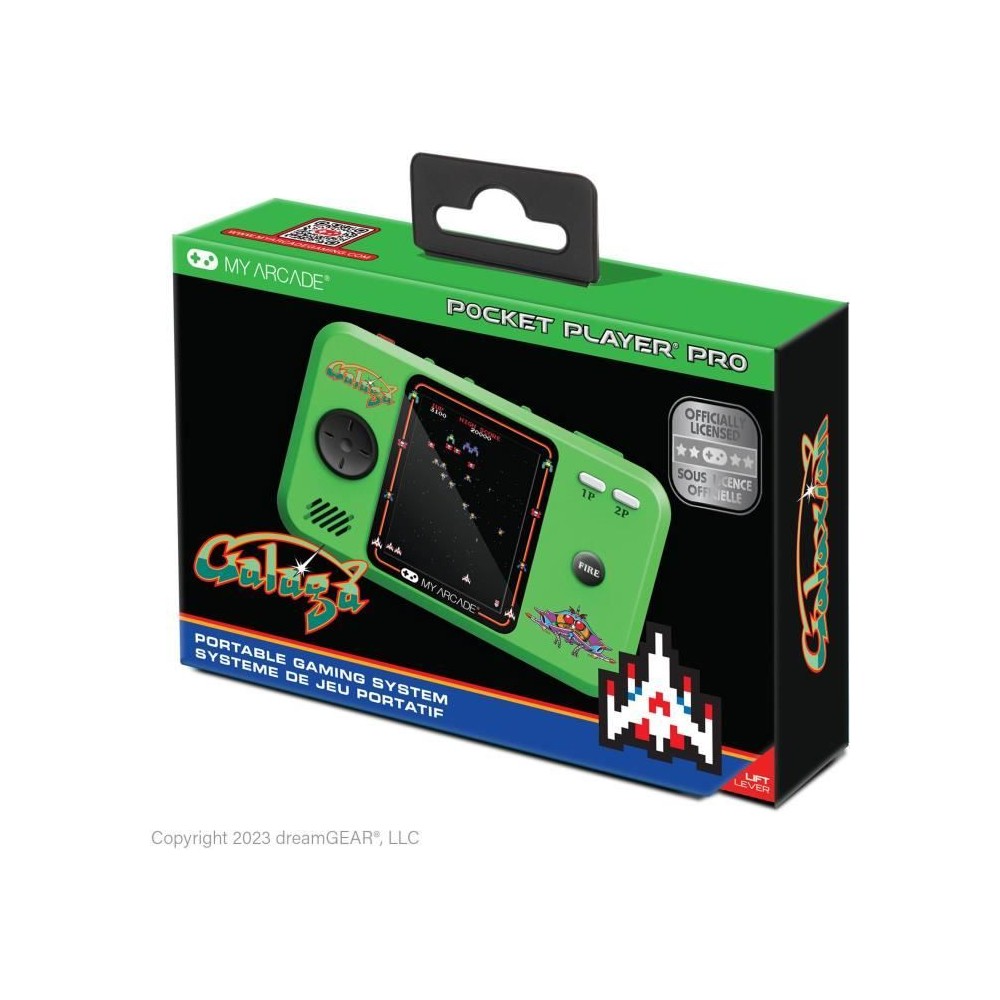 Console de jeu rétro Pocket Player PRO - Galaga - Atari - Ecran 7cm H