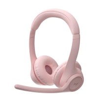 Casque PC Logitech Zone 300 Bluetooth sans fil avec microphone anti-parasite - Rose