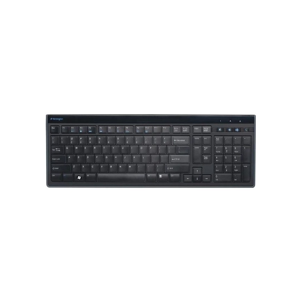 Kensington, clavier filaire Ultra Plat, Advance Fit, AZERTY, Noir