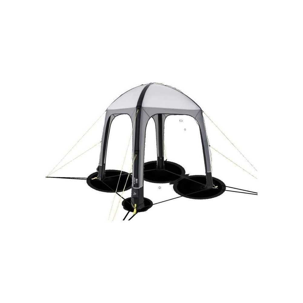 Abri gonflable - KAMPA - AIR Shleter 200 - 2 x 2 m - Gris et noir