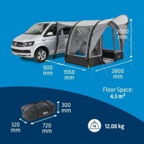 Auvent gonflable pour van - KAMPA - Sprint Air - Matériau Weathershie