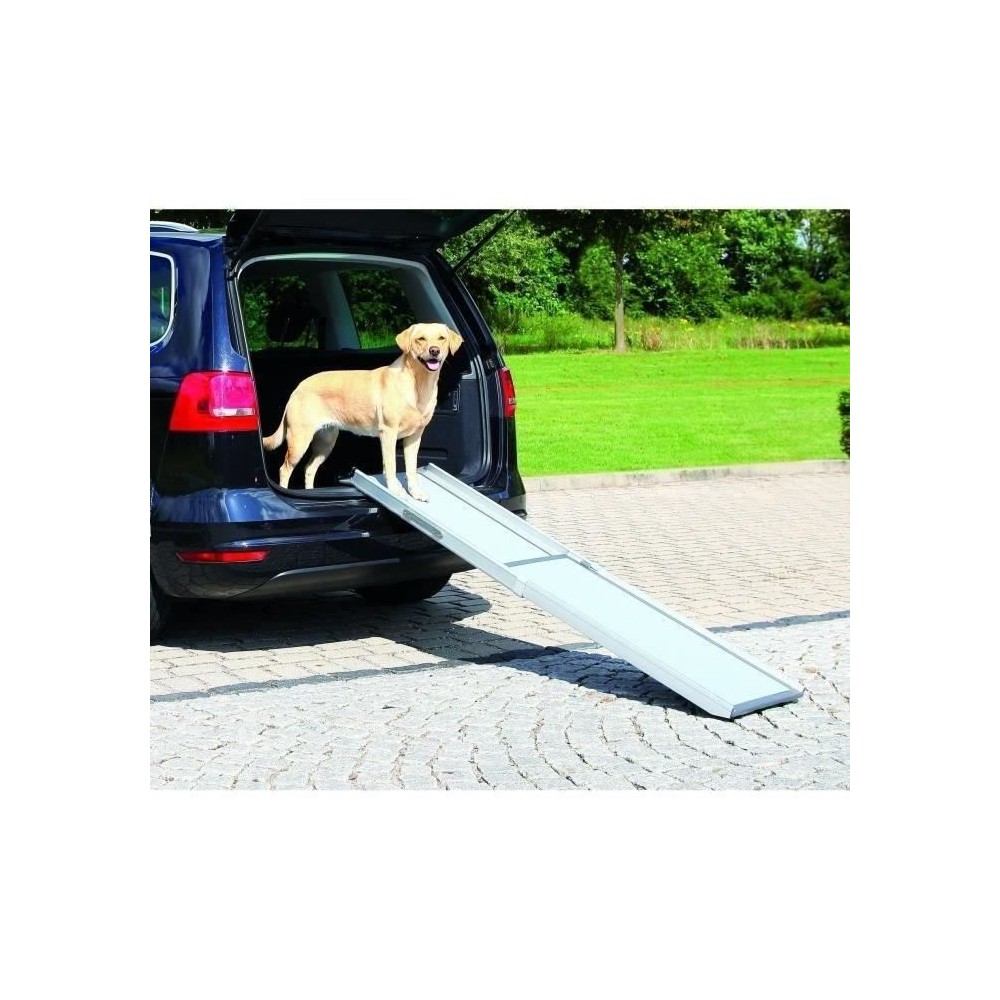 TRIXIE Rampe télescopique d'animaux Petwalk 120 kg 100-180 cm Gris 39