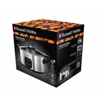 Mijoteur familial digital - RUSSELL HOBBS - 22750-56 - 200 W - 6 L - Cuve anti-adhésive 2 en 1 - Inox