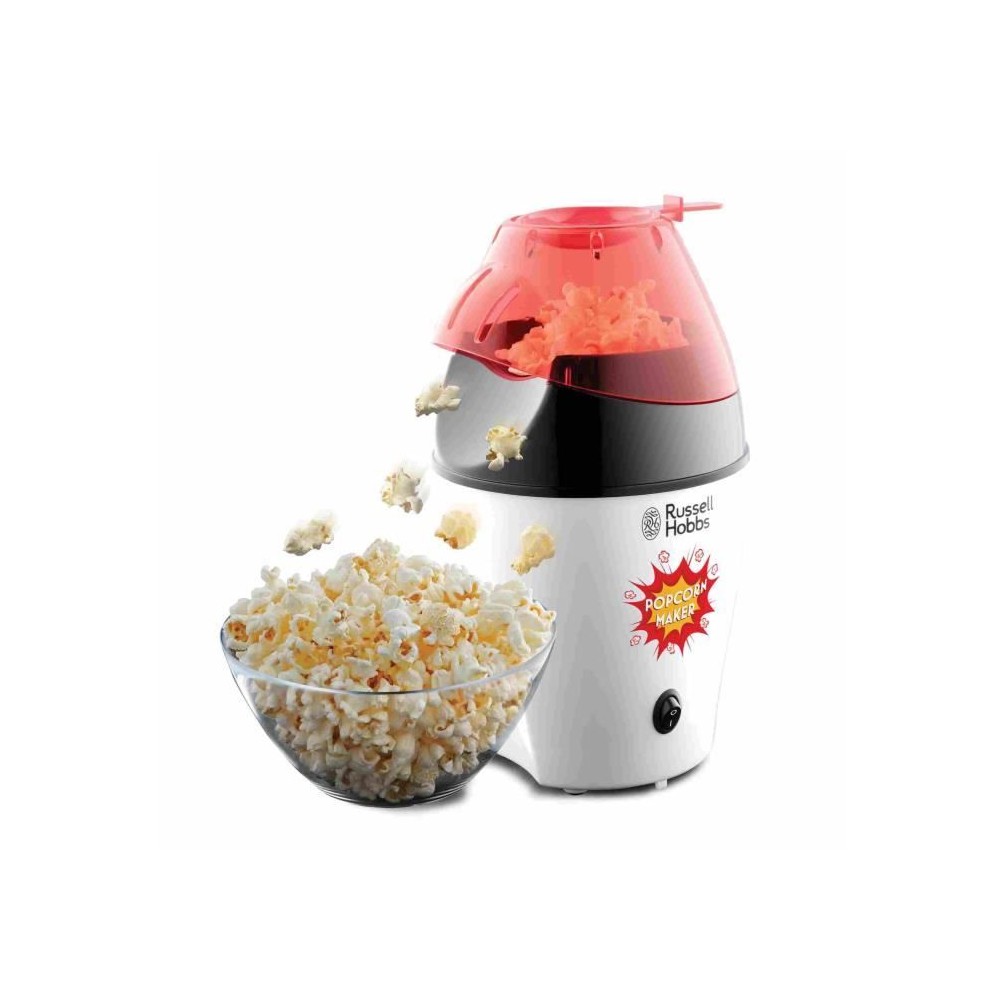 Machine a popcorn - RUSSELL HOBBS - 24630-56 - 1200 W - 12 tasses - Blanc