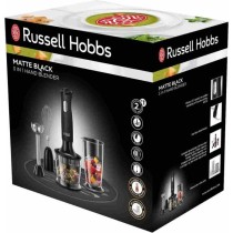 Mixeur Plongeant 3-en-1 - RUSSELL HOBBS - Matte Black 24702-56 - 500 W - Bol 700 ml - Hachoir 500ml - 2 vitesses