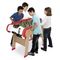 Smoby - Babyfoot Powerplay 4 en 1 - Babyfoot, billart, palet et ping pong - 120x90x86 - Des 8ans