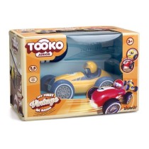 Voiture télécommandée TOOKO - Look Vintage - Des 3 ans - Coloris aléatoire : rouge ou jaune - 13 cm