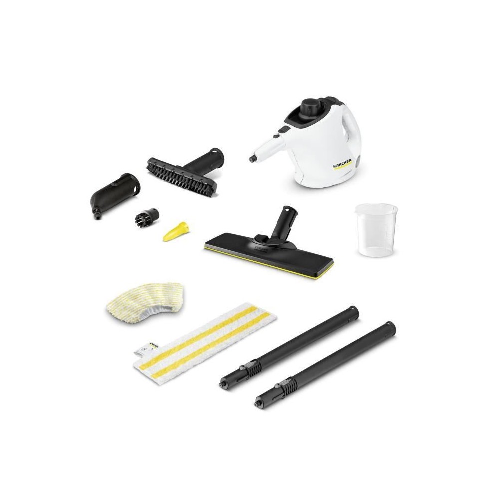 Nettoyeur vapeur Karcher SC 1 Easy Fix + kit sol - Balai vapeur 2 en 1